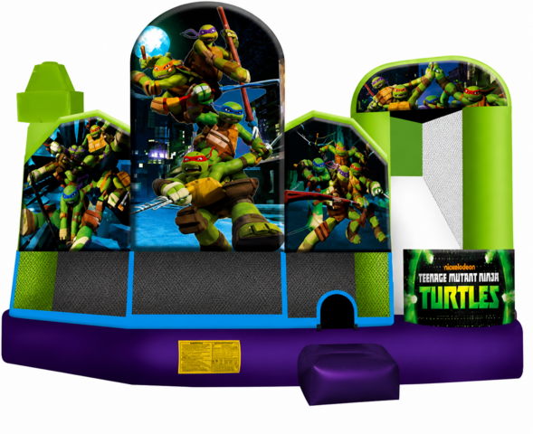 54-Ninja-Turtles-Bounce-House-5in1