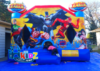 #14 Justice League Bounce House 16x17