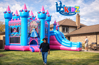 #37 Cinderella's Castle Bounce House 3-in-1