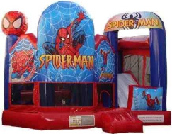 Spiderman 5x1 with slide hoop obstacle course