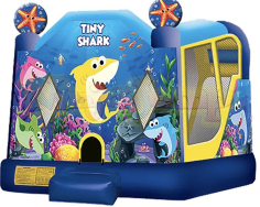 #422 Tiny Shark Bounce House 4 in 1