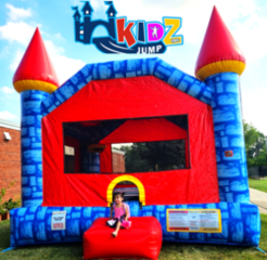  #19 Blue Camelot Castle Bounce House