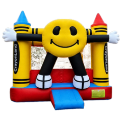#4 Happy Face bounce house 15x15