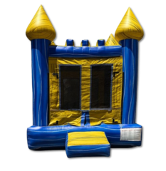 Blue and Yellow Bounce House