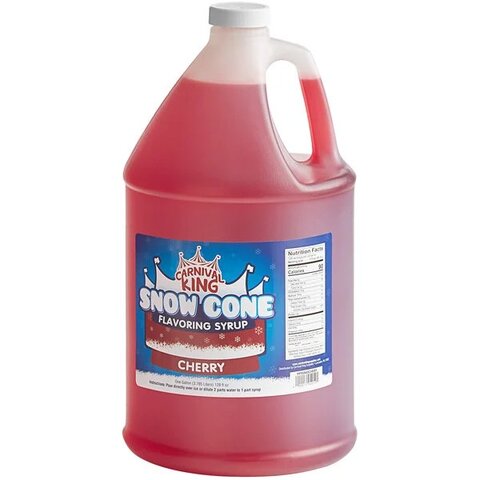 50 additional snow cone servings Cherry