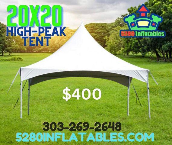 20'x20' White Top Tent 