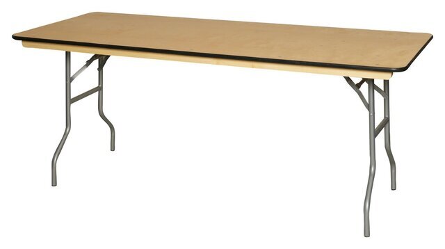 6 Foot Wood Table