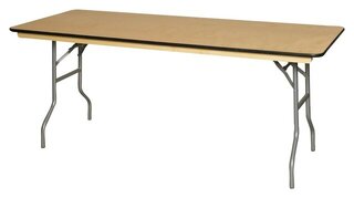 6 Foot Wood Table