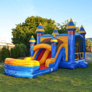 Melting Arctic Wet or Dry Bounce House with Double Slides Combo (31x13)