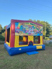 Bounce House w/ Birthday banner