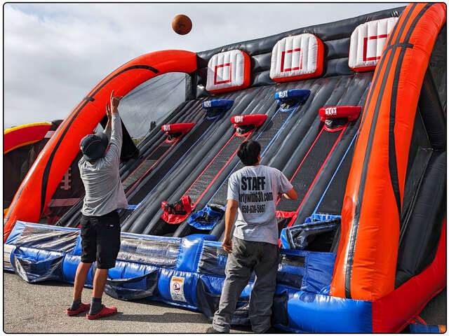 Large sports game station for school field days and big events