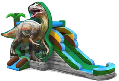 Dinosaur jump and slide rental