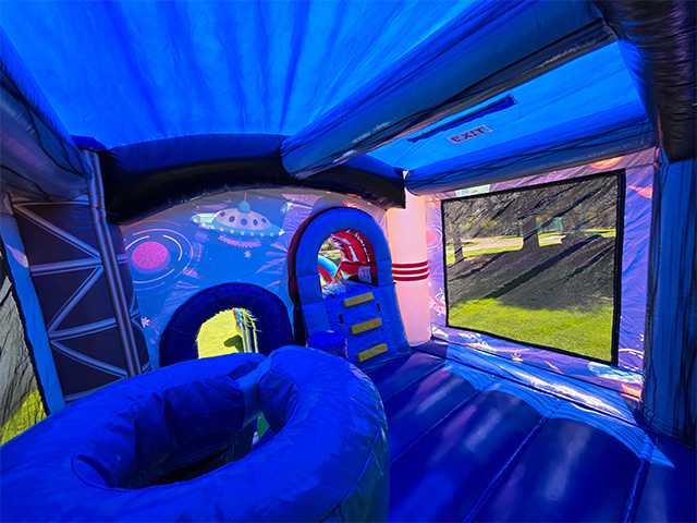 Interior of the Cosmic Adventure bounce & slide