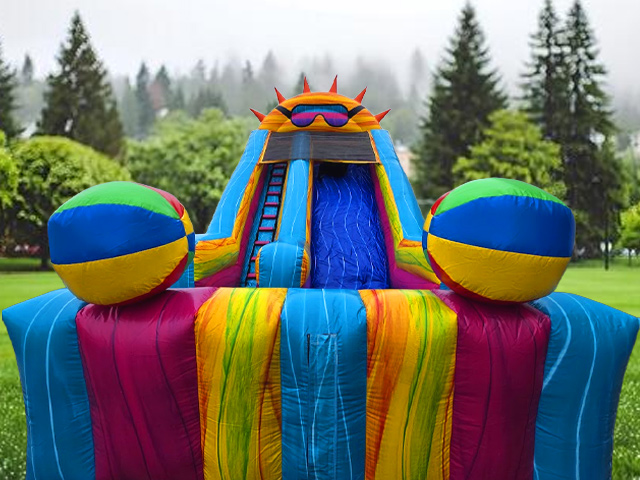 Interior of the 20 Ft Summer Bash Interactive Inflatable