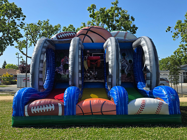 Interior of the Big Three Interactive Inflatable