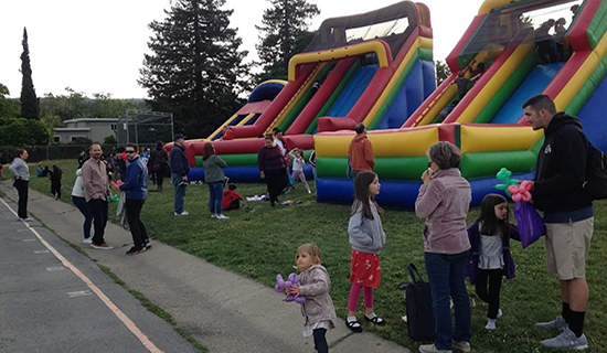 inflatable slides for corporate events