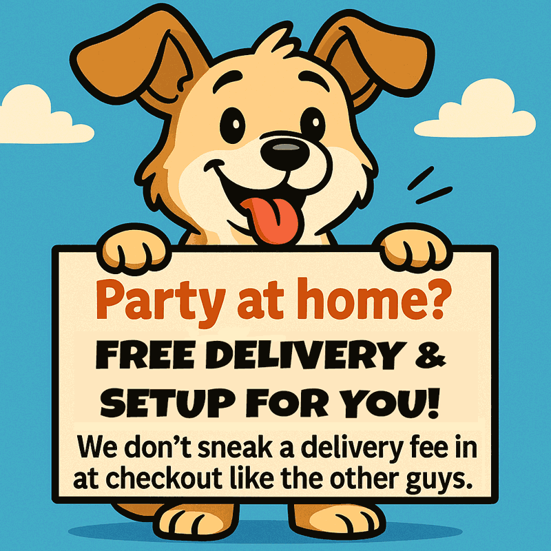 Free Delivery Bounce House Promo