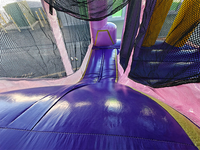 Interior of the Glittery bounce & slide