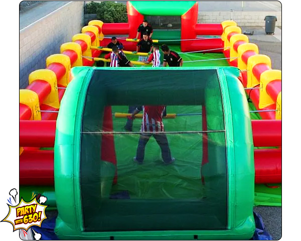 Interior of the Human Foosball Interactive Inflatable