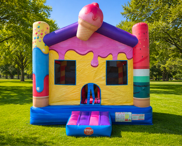 Interior of the Unicorn bounce house