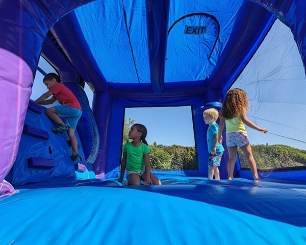 Interior of the Level Up bounce & slide