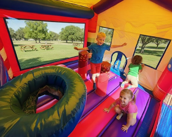 Interior of the Unicorn bounce house