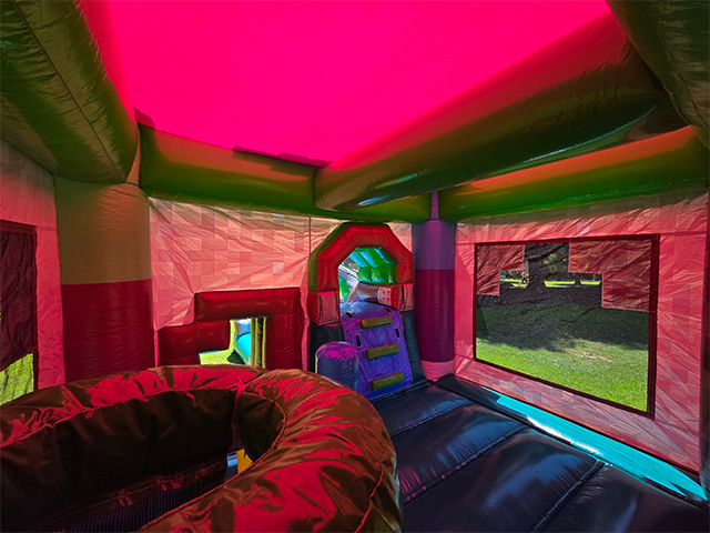 Interior of the Miner's Madness bounce & slide