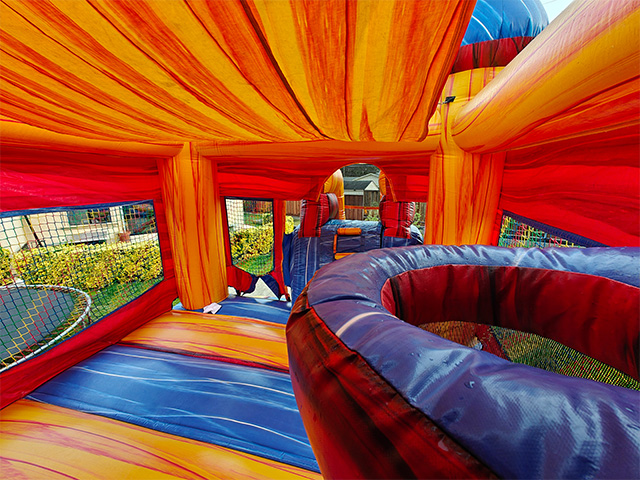 Interior of the Multi-color bounce & slide