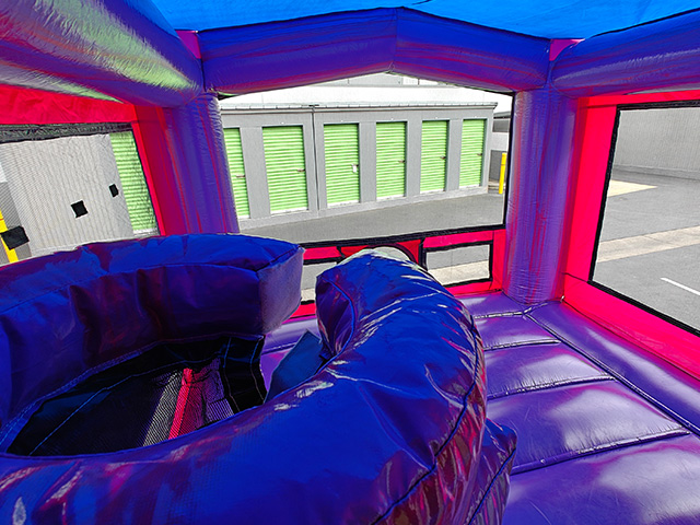 Interior of the Pink & Purple bounce house