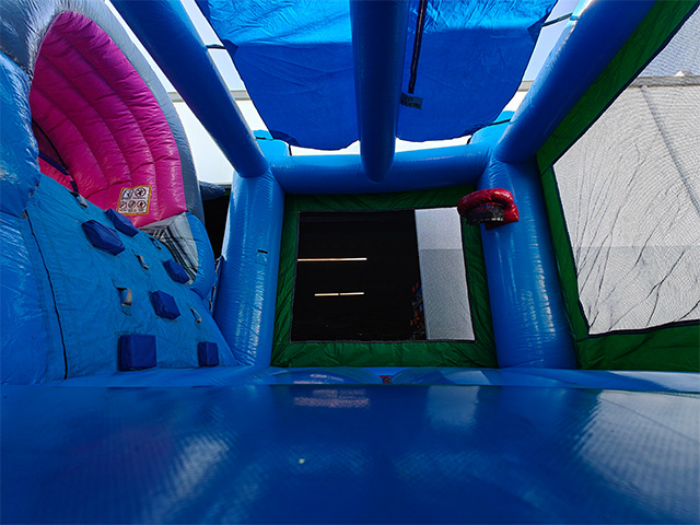 Interior of the Shark Attack bounce & slide