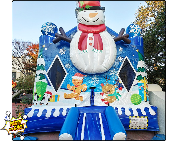 Snowman Bounce House