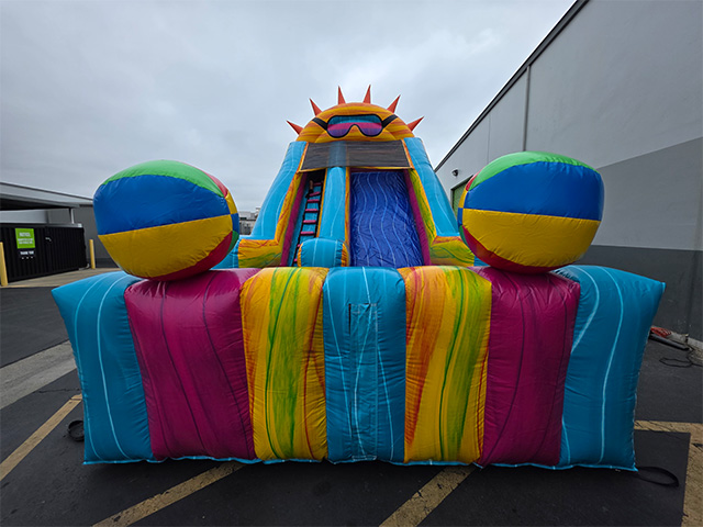 Interior of the 20 Ft Summer Bash Interactive Inflatable