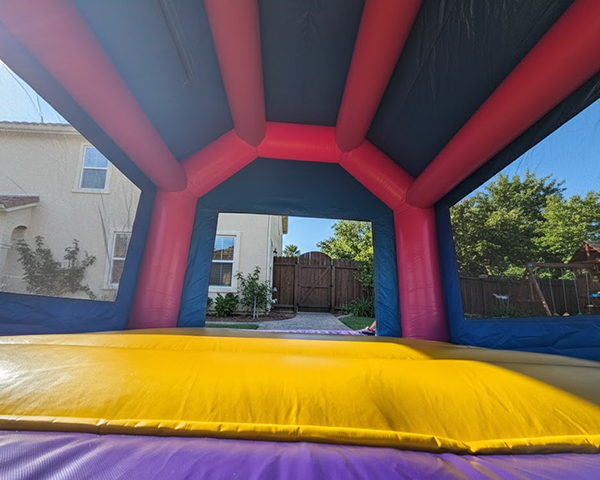 Interior of the Unicorn bounce house