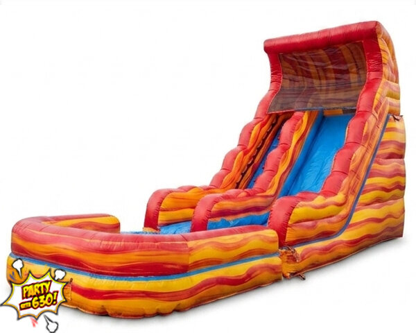 306 - Fire Marble Water Slide