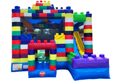 173 - 16x18 Lego Blocks Jump and Big Slide