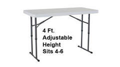 4 Ft. Kid Size Table