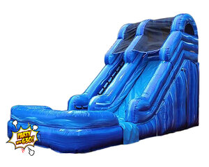 304 - Big Water Slide with  Inflated Pool