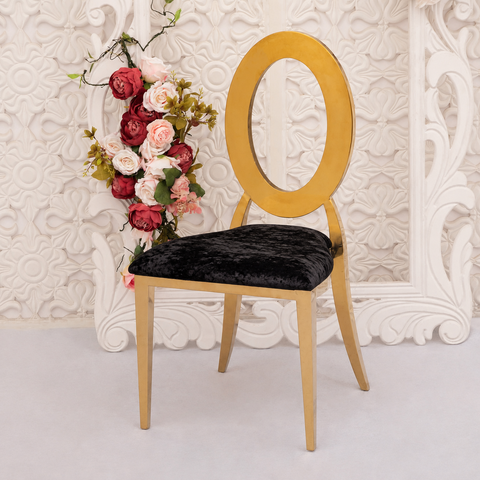 Oz Chair -Gold & Black
