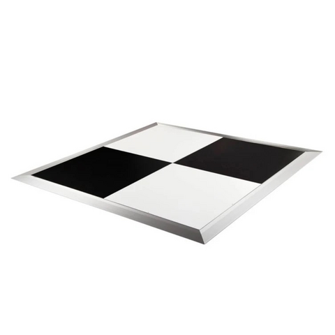 Black & White Dance Floor 24x24