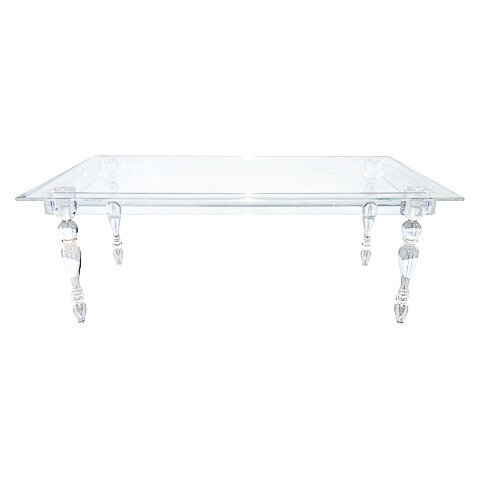 8ft Ghost Dining Table