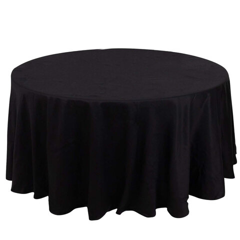 5ft Black Round Table Cloth