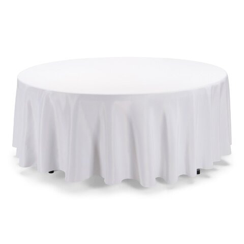 120 Round - Poly - White