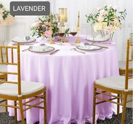 120” LAVENDER ROUND TABLE CLOTHS