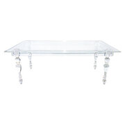 8ft Ghost Dining Table