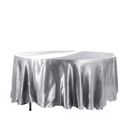 Silver - Satin - Round 132