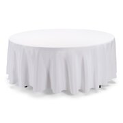 120 Round - Poly - White