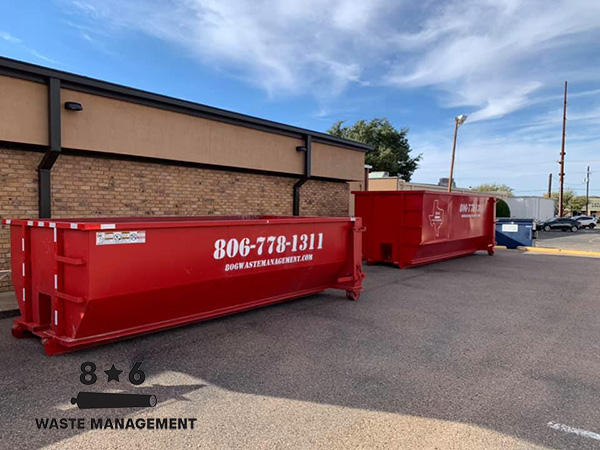 Roofing Roll Off Dumpster Rental Lubbock