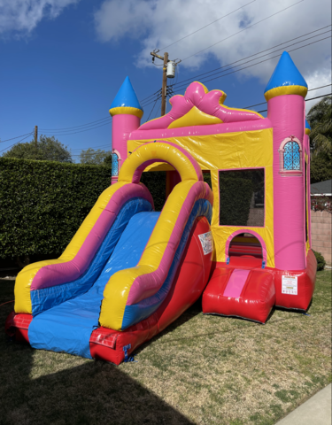 Princess Castle Bounce House Combo