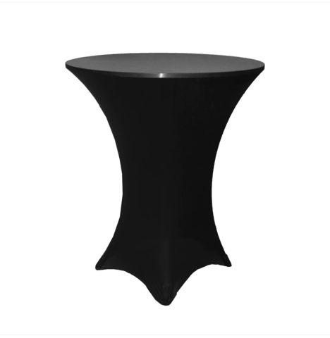 Spandex Cocktail Tablecloth - Black