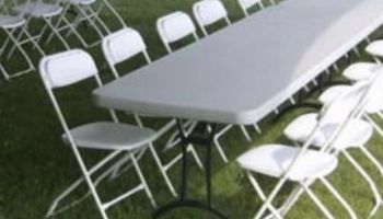 table and chair rental in Ontario Ca